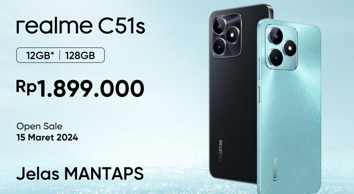 realme C51s Meluncur di Indonesia dengan Membawa Desain Tipis & Ringan serta Kamera Terbaik Dengan Harga Rp1.799.000, Jelas Mantaps Penuhi Kebutuhan Anak Muda