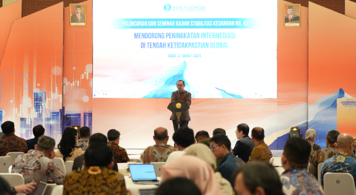 Terbitkan Buku Kajian Stabilitas Keuangan (KSK) No.42, BI Yakini Stabilitas Sistem Keuangan Tetap Terjaga