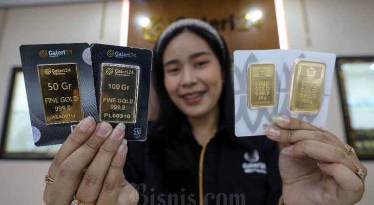 Harga Emas Antam di Pegadaian Turun saat Arus Balik Lebaran 2024