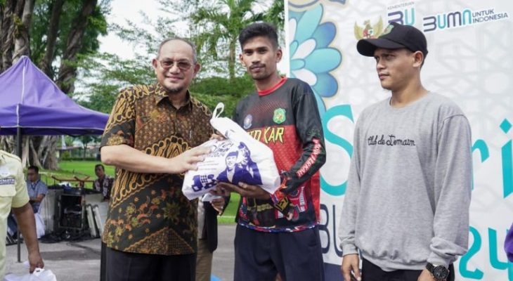 Pasar Murah, Konsistensi PTPN IV PalmCo Regional 1 Jaga Inflasi Wujudkan Ketahanan Pangan Jelang Lebaran