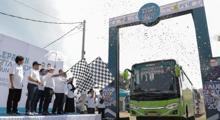 1000 Pemudik Sumatera Utara Diberangkatkan Melalui Program Mudik Asyik Bersama PLN