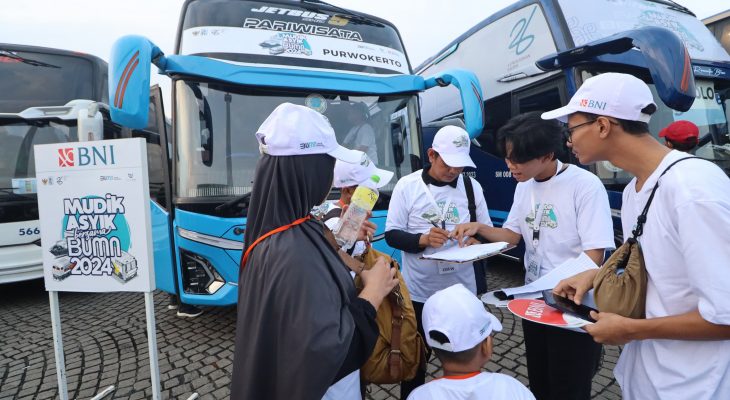 BNI Antarkan 4.200 Pemudik Pulang Kampung, Mudik Asyik Bersama BUMN