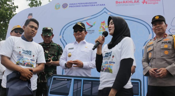 Rute Terjauh Telah Sampai, Mudik Gratis Pemprov Sumut Berjalan Lancar, Bawa Keceriaan Bagi 2500 Pemudik