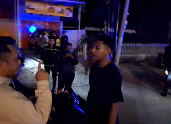 Polrestabes Medan Bersama Polsek Medan Baru  Bubarkan Sahur On The Road