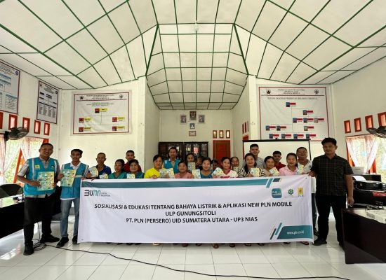 Gelar Sosialisasi Keselamatan Kelistrikan, PLN UP3 Nias Ingatkan Masyarakat Bahaya Listrik
