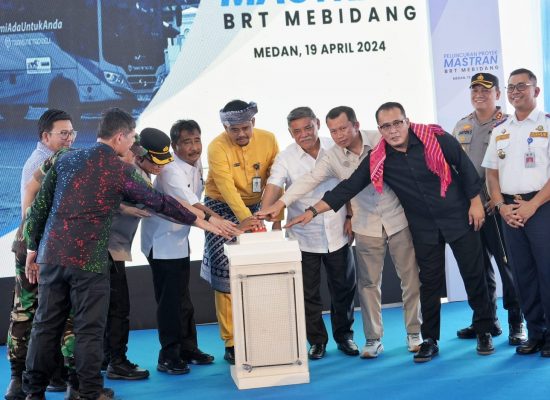 Proyek BRT Mebidang Diresmikan, Medan Segera Punya Sistem Transportasi Terintegrasi
