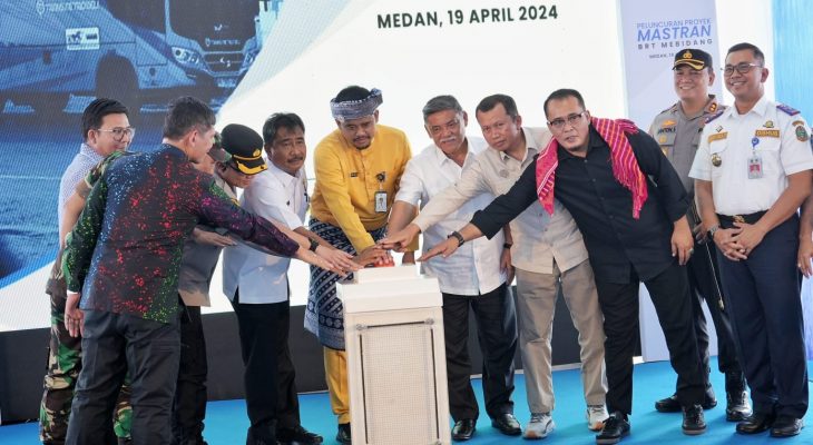 Proyek BRT Mebidang Diresmikan, Medan Segera Punya Sistem Transportasi Terintegrasi
