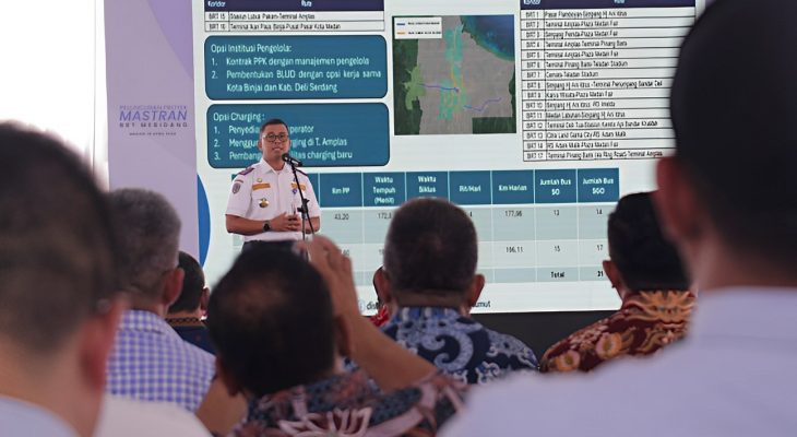 Pemprov Sumut dan Pemda Mebidang Pastikan Kesiapan Pembangunan Proyek Mastran BRT Mebidang.