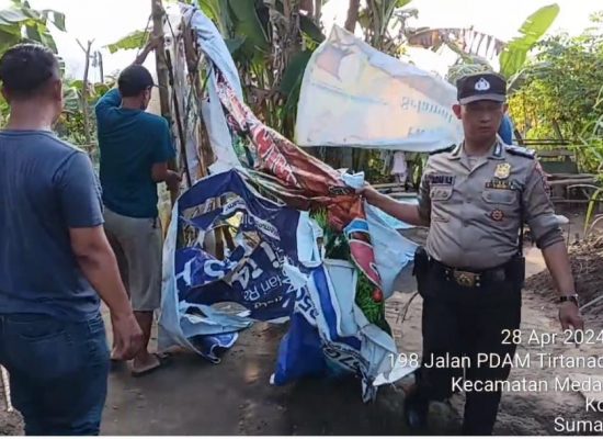 Lapak Judi dan Narkoba Lembah Berkah Dibakar Warga