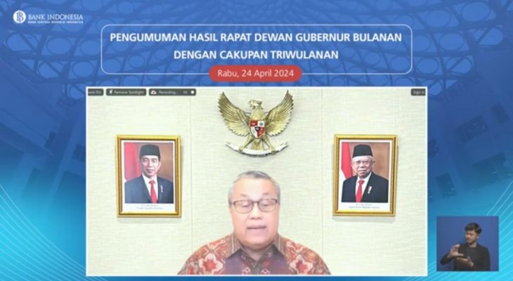 Gubernur BI Perry Warjiyo, BI Rate Naik Jadi 6,25 Persen