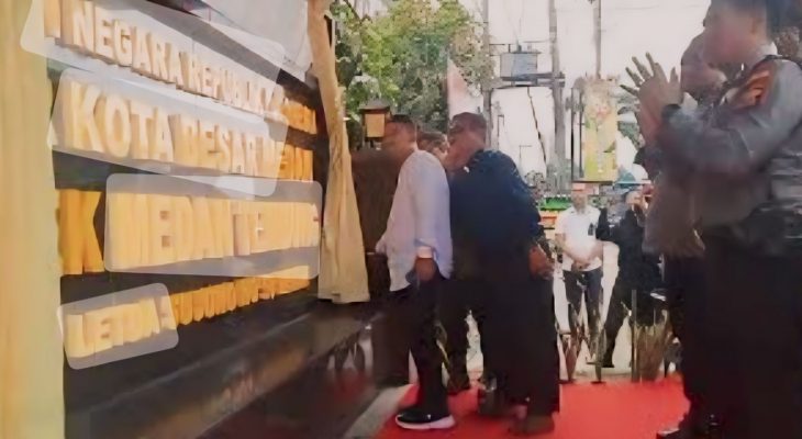 Kapolrestabes Medan Resmikan Perubahan Nama Polsek Percut Sei Tuan Menjadi Polsek Medan Tembung