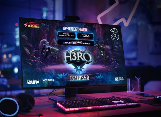 Konsisten Dukung Talenta Muda Esports Indonesia, Tri Kembali Gelar H3RO Esports 5.0
