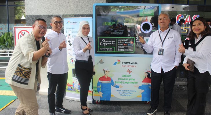 PGN Luncurkan Reverse Vending Machine (RVM) Plasticpay di HUT PGN ke-59, Dukung Program Dekarbonisasi NZE 2060