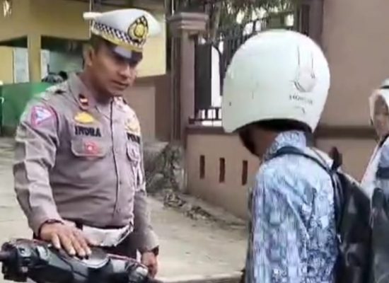 Tingkatkan Kamseltibcarlantas, Satlantas Polres Aceh Tamiang Gencar Lakukan Sosialisas di Sekolah