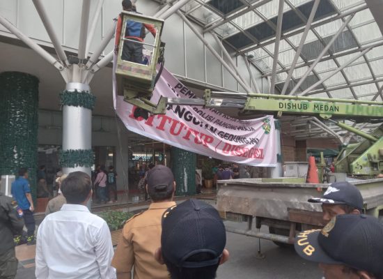 Pemko Medan Kembali Segel Mall Center Point, Nunggak Pajak Lebih Dari Rp 250 Milyar