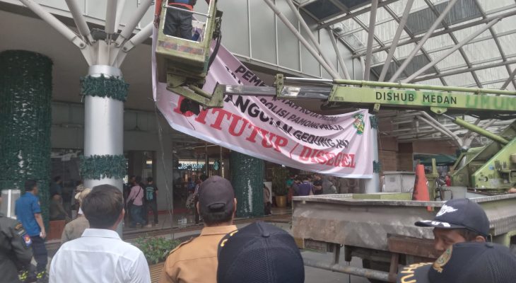 Pemko Medan Kembali Segel Mall Center Point, Nunggak Pajak Lebih Dari Rp 250 Milyar