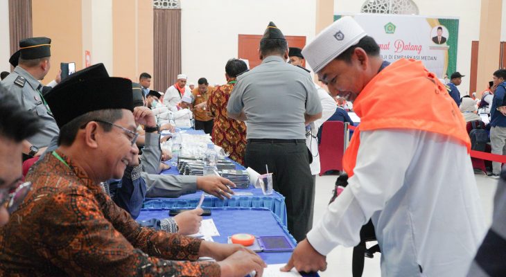 Jemaah Calon Haji Kloter 6 Apresiasi Layanan Satu Atap Embarkasi Medan