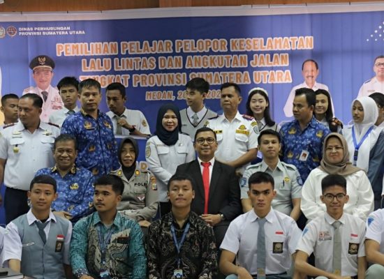 Tekan Angka Lakalantas, Dishub Sumut Jaring Pelajar Pelopor Keselamatan
