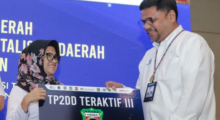 dr Susanti Hadiri HLM TPID dan TP2DD, Pemko Pematangsiantar Raih Penghargaan TP2DD Teraktif III di Wilayah SISI BATAS LABUHAN