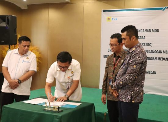 Resmi! Kolaborasi PLN UP3 Medan dan PLN UP3 Medan Utara Dengan Kejaksaan Negeri Medan dengan Penandatangan MoU