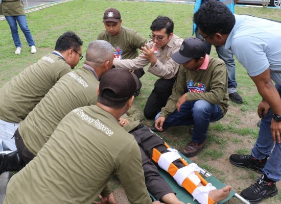 Tingkatkan Kesiagaan Pegawai dan TAD, PLN UP3 Lubuk Pakam Gelar Simulasi Tanggap Darurat
