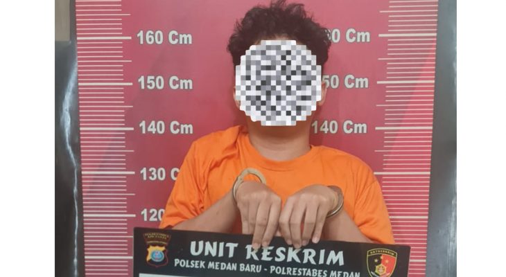 Pelaku Pencurian Handphone di Jalan M. Idris Ditangkap Personel Reskrim Polsek Medan Baru