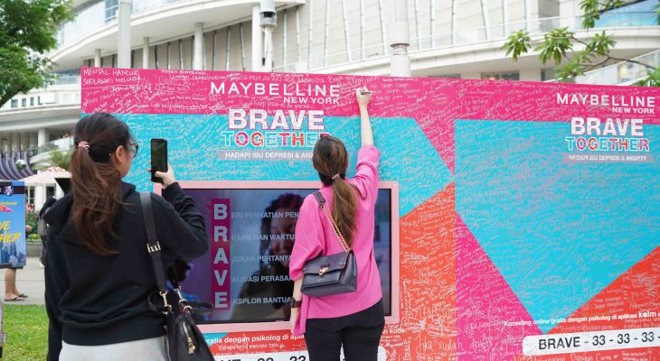 Maybelline New York Melalui Brave Together Memberikan Akses Lebih Dari 40 Ribu Sesi Konseling Profesional Gratis Untuk Melawan Isu Depresi & Kecemasan Di Indonesia
