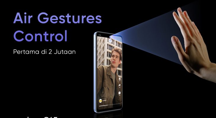 Jawab Panggilan Telepon hingga Akses Media Sosial Tanpa Sentuhan, realme C65 Hadirkan Fitur Air Gestures Pertama di Segmennya