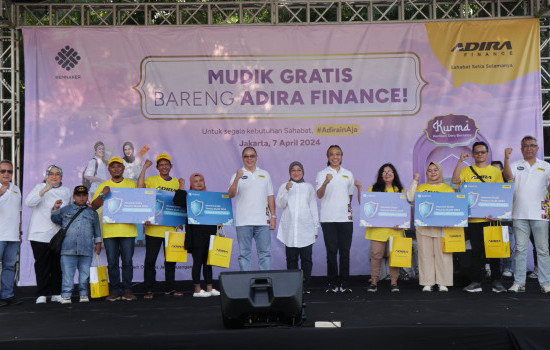 Adira Finance Fasilitasi 500 Peserta Mudik Gratis Melalui Program KURMA (Kembali Seru Bersama)