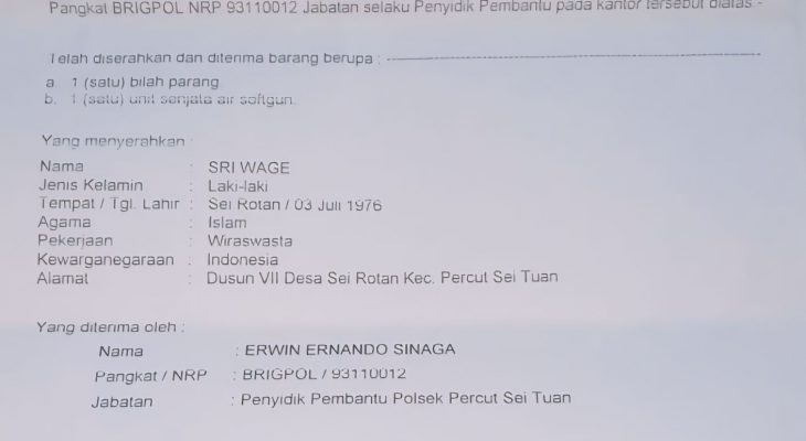 Lambatnya Penanganan Kasus Penembakan Dan Pembacokan Yang Dilakukan M Fadli Dan Temannya Di Polsek Tembung