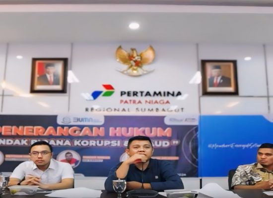 Pertamina Patra Niaga Regional Sumbagut Dukung Anti Korupsi, Dengan Gelar Penyuluhan Awareness Tindak Pidana Korupsi dan Kecurangan