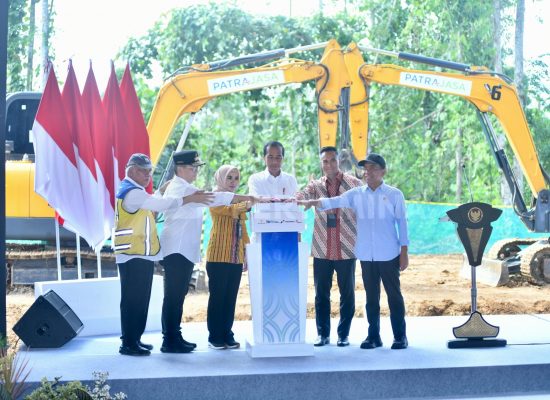 Kolaborasi Pertamina – Bakrie Group, Presiden Jokowi Lakukan Groundbreaking Nusantara Sustainability Hub
