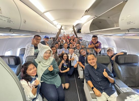 Dukung Pertamina Pemred Gathering 2024, Pelita Air Layani Pemred Media Nasional Terbang ke Bali