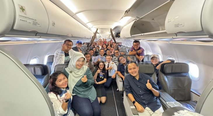 Dukung Pertamina Pemred Gathering 2024, Pelita Air Layani Pemred Media Nasional Terbang ke Bali