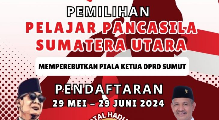 Pemilihan Pelajar Pancasila Se-Sumatera Utara: Sutarto Ajak Generasi Muda Rayakan Bulan Bung Karno