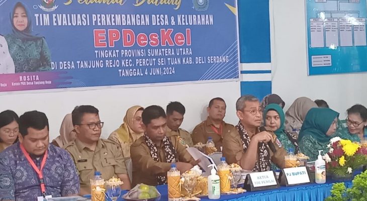 Camat Percut Sei Tuan Diapresiasi Tim Penilai Desa Terbaik Se Sumatra Utara