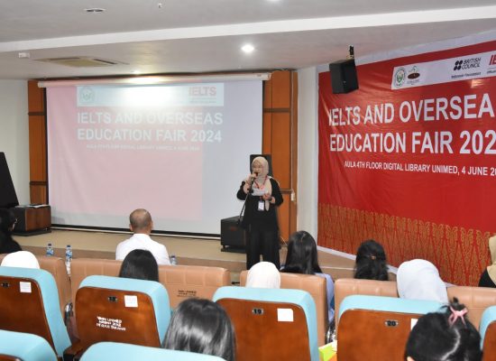 UPT Bahasa Unimed Sukses Gelar IELTS and Overseas Education Fair 2024