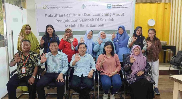 Gema Nirmala Indonesia dan Disdik Medan Latih Fasilitator Bank Sampah di Sekolah Belawan