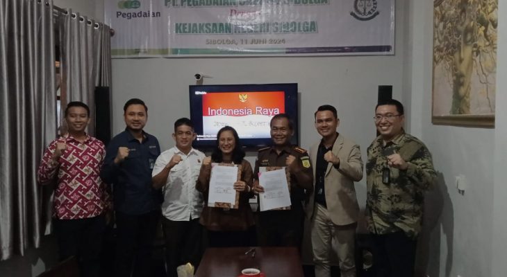 PT Pegadaian Lakukan Kerjasama di Bidang Hukum Perdata dan Tata Usaha Dengan Kejaksaan Negeri Sibolga