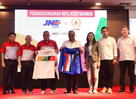 JNE dan KONI Menandatangani Nota Kesepahaman untuk Pengembangan Olahraga Nasional