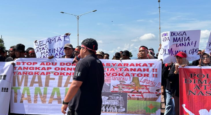 Rugi Ratusan Juta Rupiah, Buruh PTPN IV Regional-I, Demo Polres Tapanuli Selatan