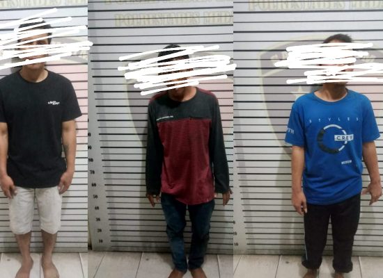 Reskrim Polsek Medan Baru Amankan 3 Begal