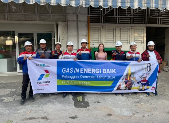 PGN Area Medan Tambah Penyaluran Gas ke Sektor Usaha Kuliner dan Laundry