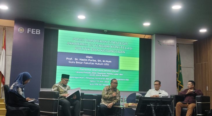 PK IMM Soshum USU Sukses Gelar Seminar Literasi Demokrasi!!!