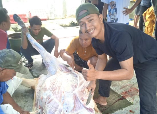 Hewan Qurban Galak Jadi Daya Tarik Perayaan Hari Raya Idul Adha 1445 H Desa Cinta Rakyat