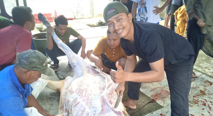 Hewan Qurban Galak Jadi Daya Tarik Perayaan Hari Raya Idul Adha 1445 H Desa Cinta Rakyat