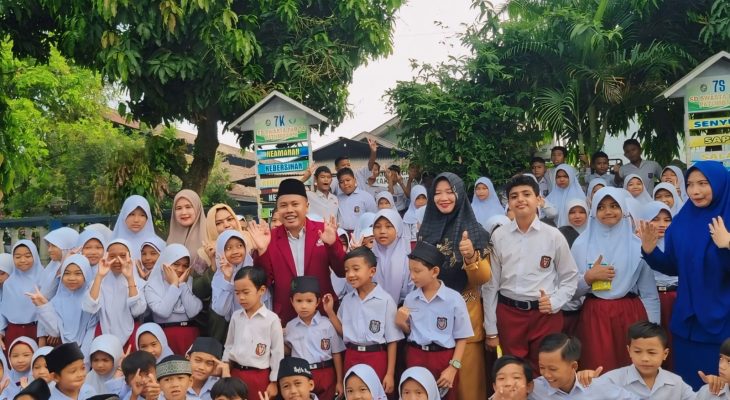 Ivan Suaidi Menginspirasi Siswa SD Swasta 34 Patumbak untuk Bermimpi Besar