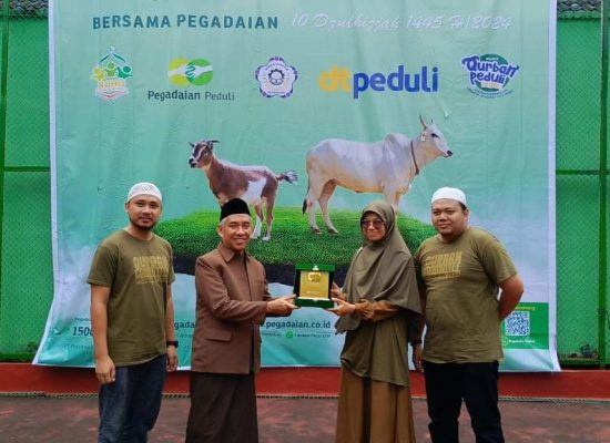 Merayakan Idul Adha 1545 H, PT Pegadaian Kanwil 1 Medan Sembelih 65 Hewan Kurban