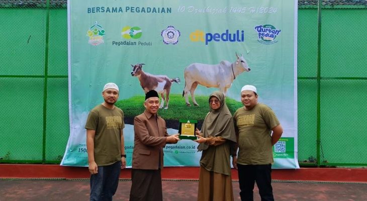 Merayakan Idul Adha 1545 H, PT Pegadaian Kanwil 1 Medan Sembelih 65 Hewan Kurban