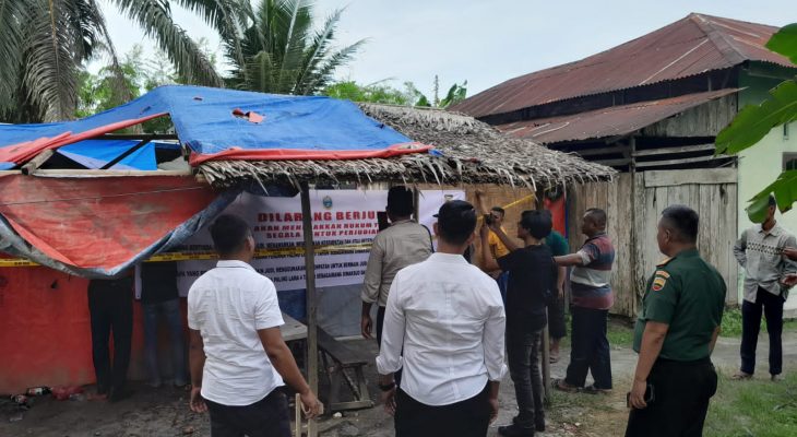 Tim Gabungan Polda Sumut Bersama Polres Sergei Cek Lokasi Pemberitaan Praktik Judi